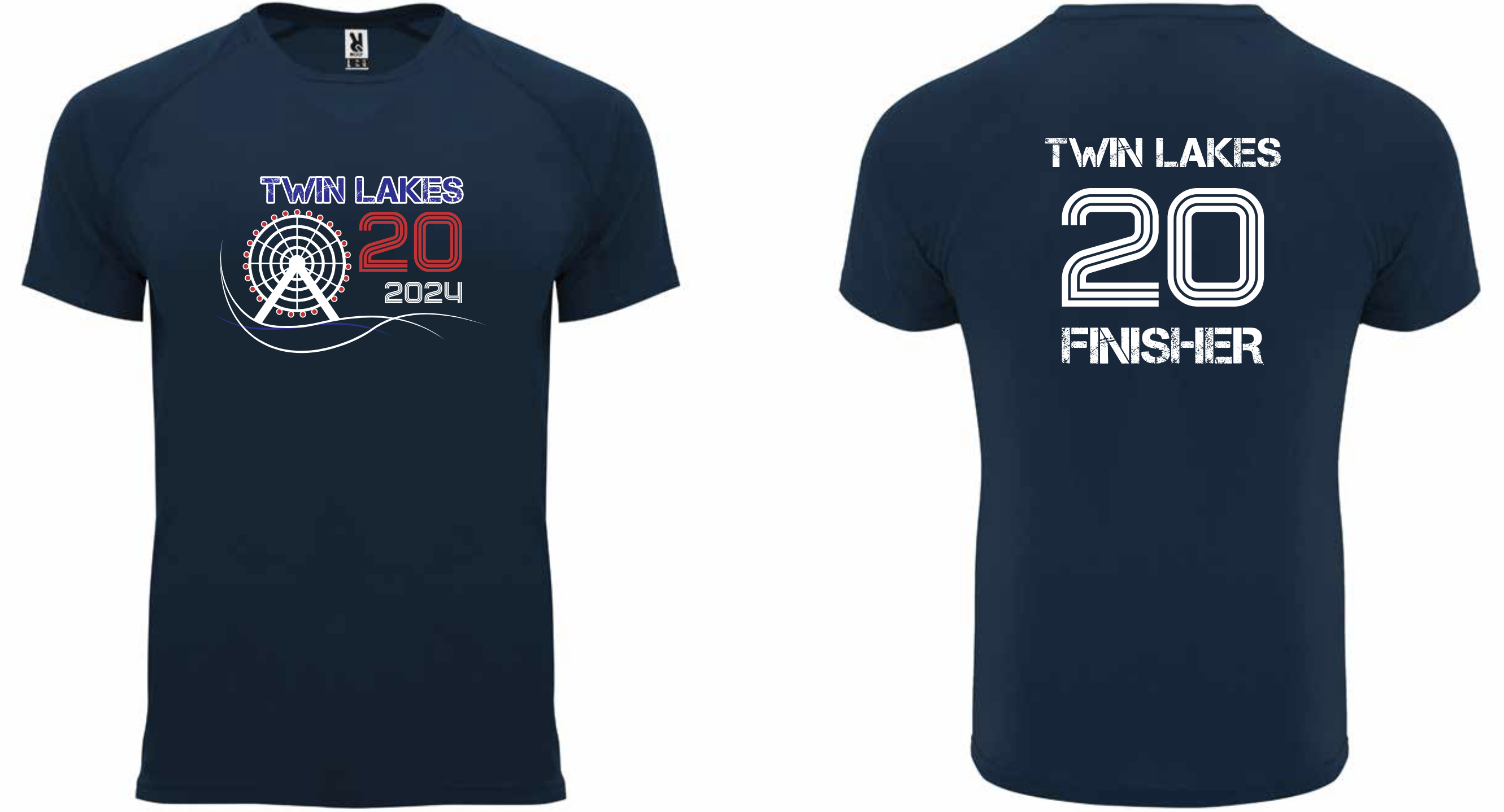 TWIN LAKES 20 - 2024 finisher t-shirt