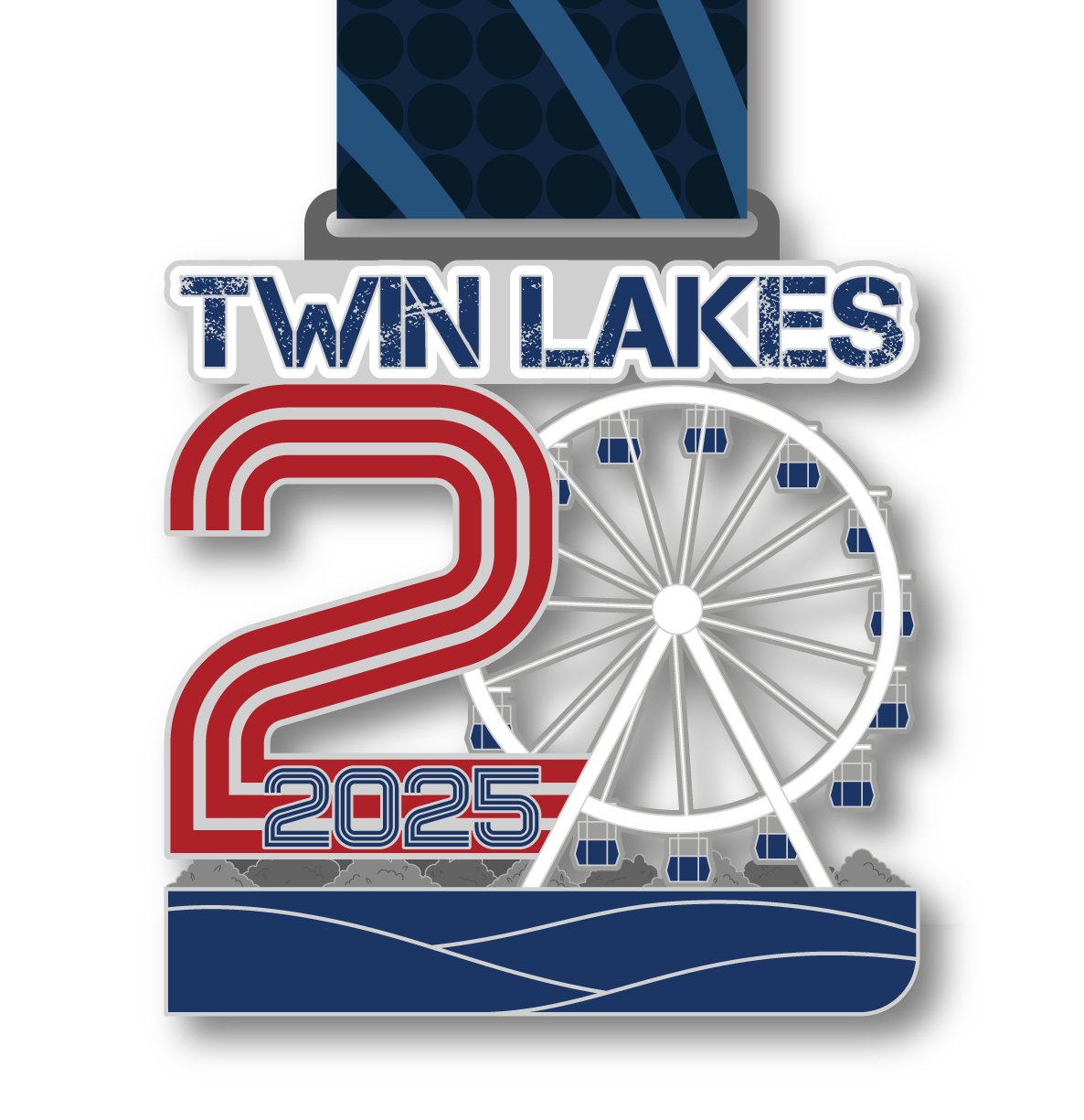 TWIN LAKES 20, 2025 METAL MEDAL