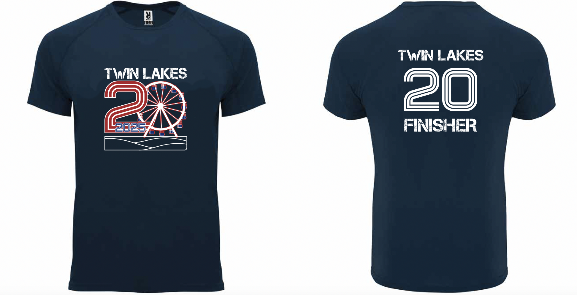 TWIN LAKES 20 - 2025 finisher t-shirt